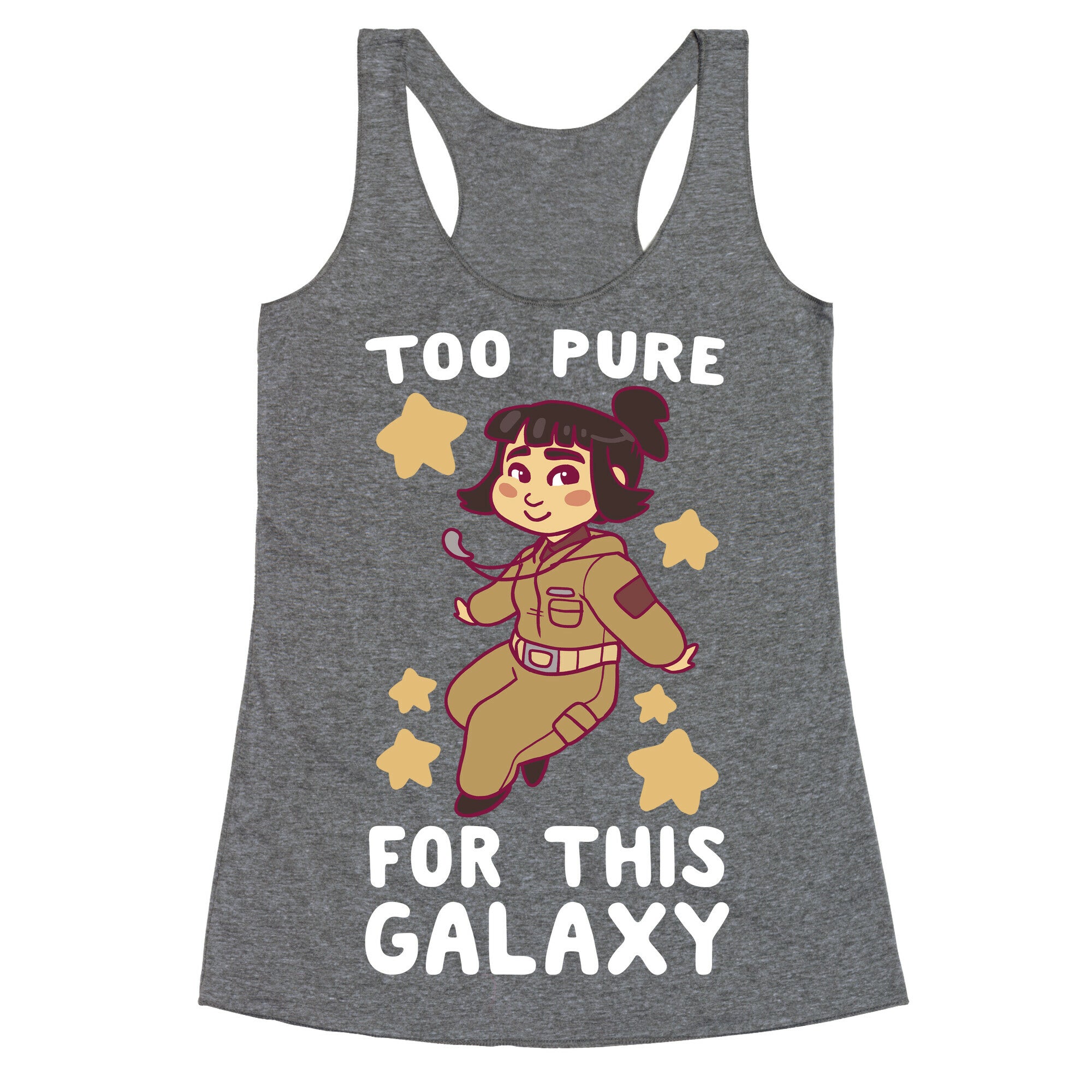 Too Pure For This Galaxy - Rose Tico Racerback Tank